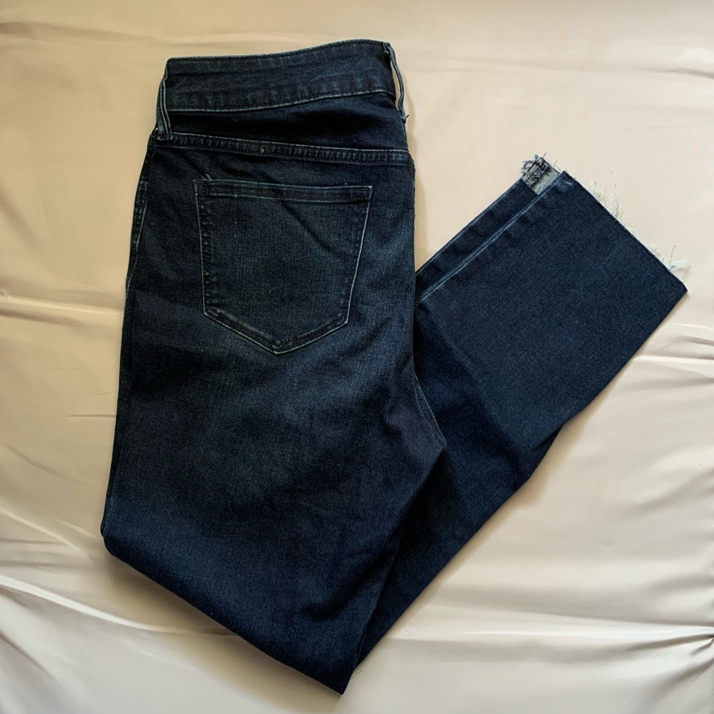 Old Navy Rockstar Raw Hem Ankle Skinny Jeans